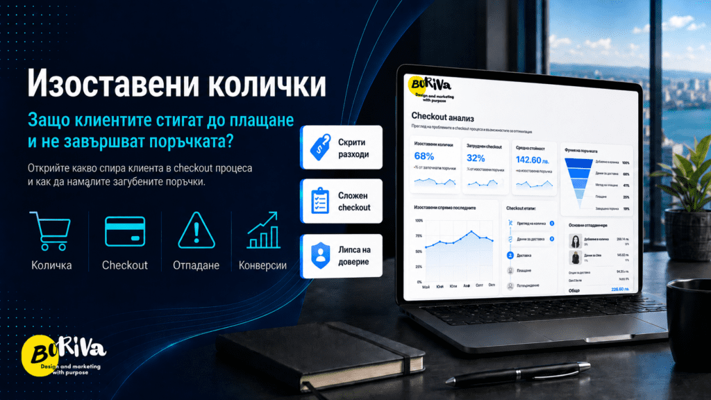 Изоставени колички: защо клиентите стигат до плащане и не завършват поръчката?