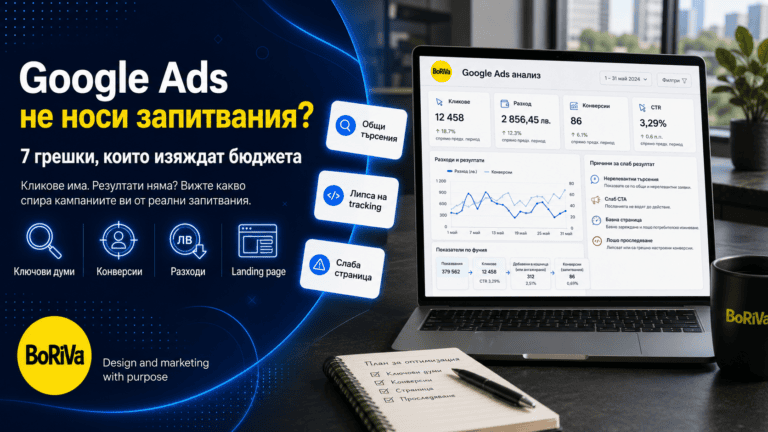 Google Ads не носи запитвания? 7 грешки, които изяждат бюджета
