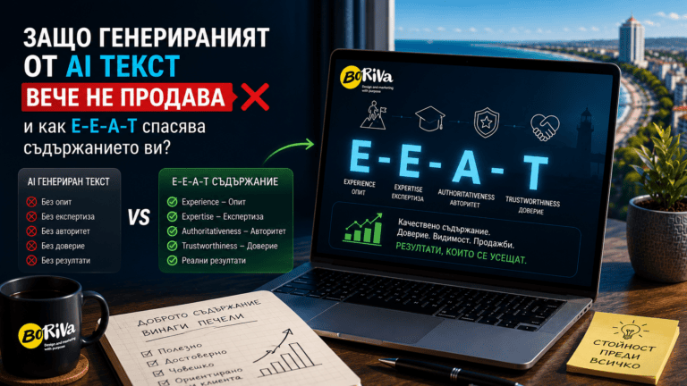Защо генерираният от AI текст вече не продава и как Е-Е-А-Т спасява съдържанието ви?
